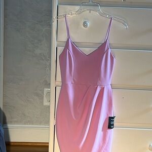 Lulus Pink Midi Dress